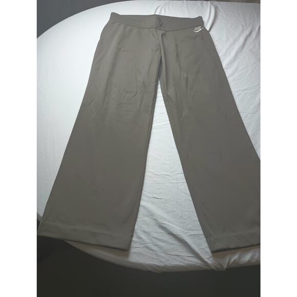 Nike Sportswear Gray Tag Brown Flare Pull on Sweatpants Women Size Large *Hem - Picture 1 of 8